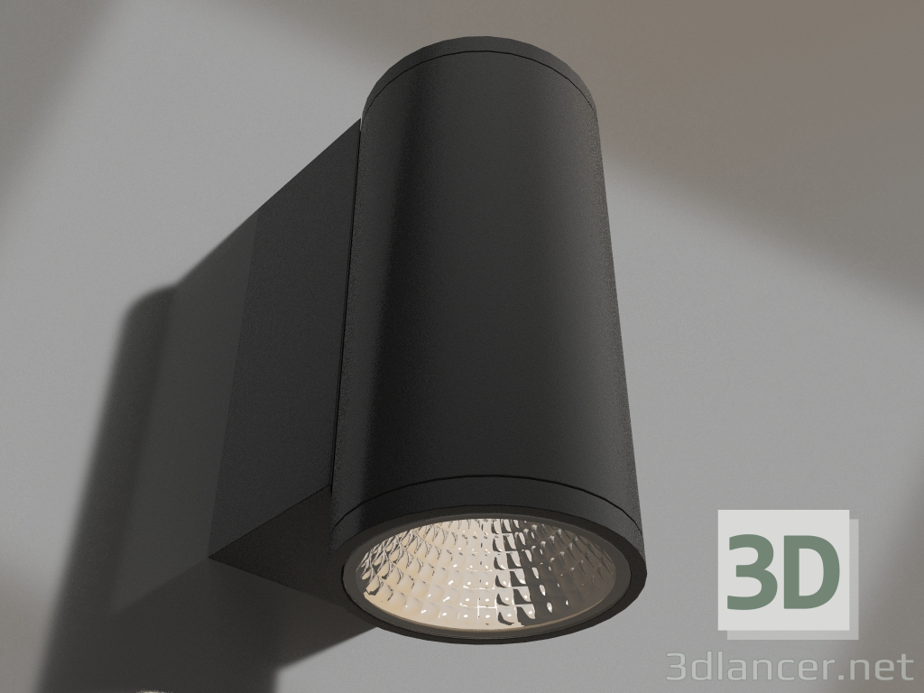 modello 3D Lampada LGD-FORMA-WALL-R90-12W Day4000 (GR, 44 gradi, 230V) - anteprima