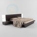 3d model Modern bed - preview