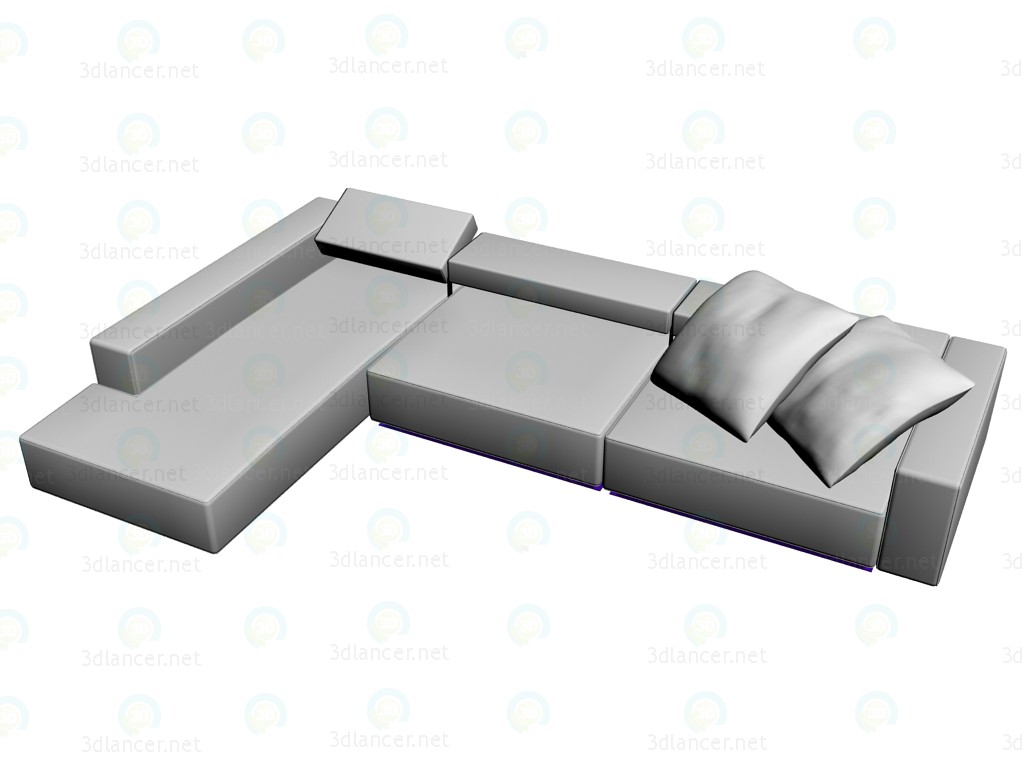 modello 3D Come divano an370 - anteprima