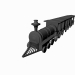 modèle 3D train - preview