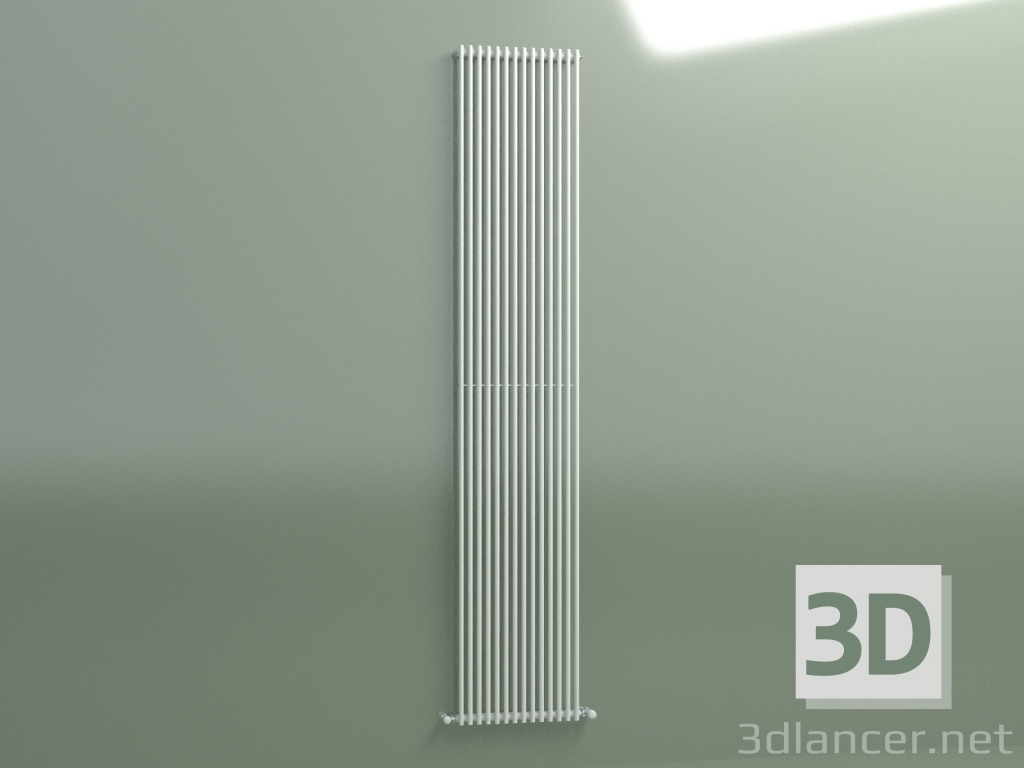 Modelo 3d Radiador vertical ARPA 1 (2520 14EL, branco RAL 9016) - preview