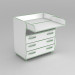 3d 341893 type 4-B2, Dresser with changing table model buy - render