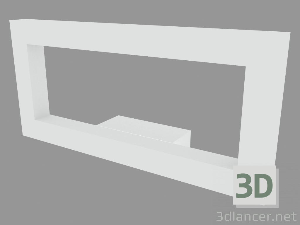 3D Modell Wandleuchte TRIM RECTANGULAR APPLIQUE (S3171W) - Vorschau