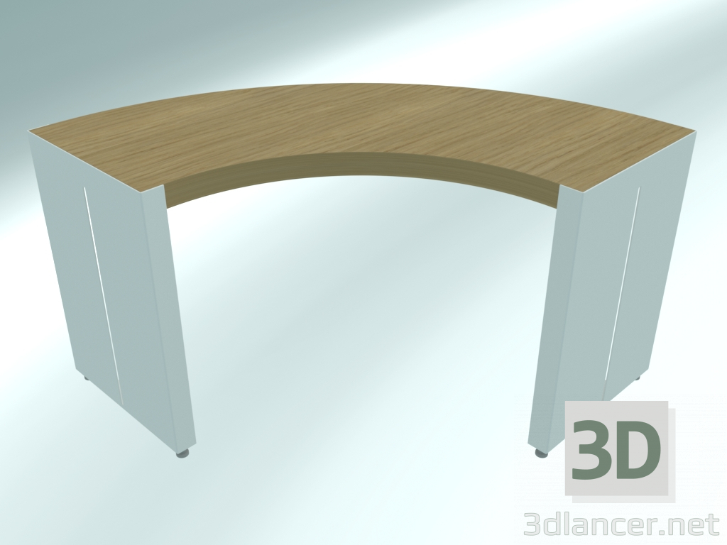 3D Modell Tisch modular eckig PANCO (H74) - Vorschau