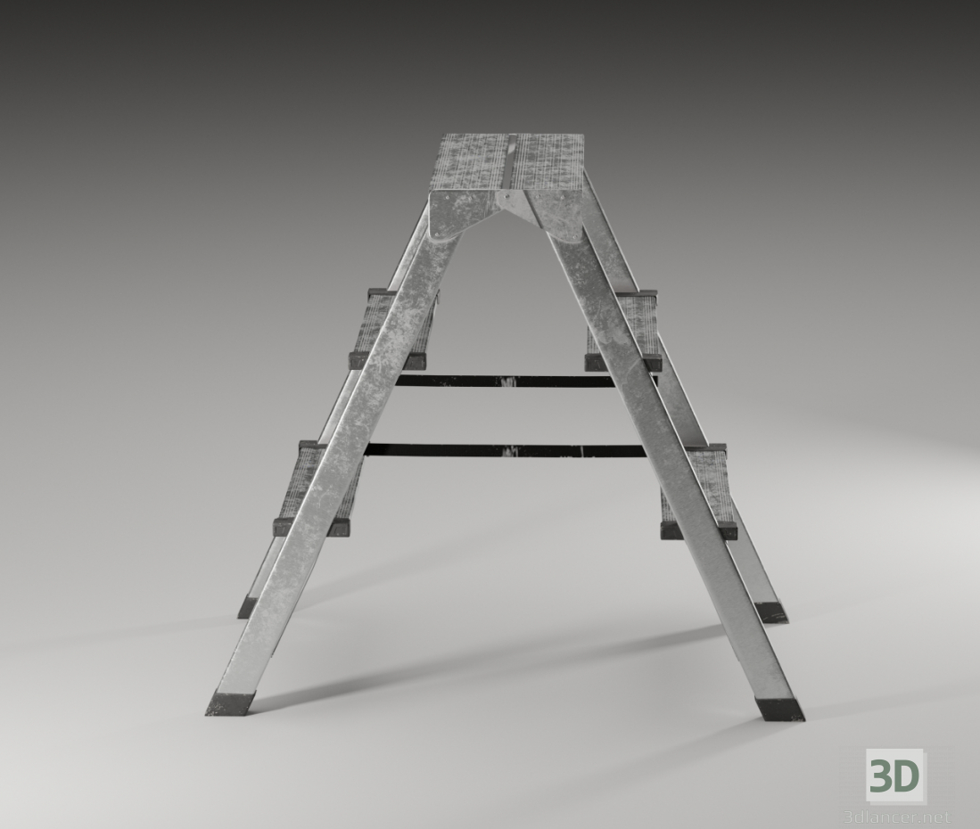 3D portatif merdiven modeli satın - render