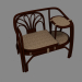 3d model Rotang couch - preview