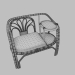 3D modeli Rotang kanepe - önizleme