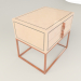 3 डी बेडसाइड टेबल epoq de roche bobois hudviak द्वारा मॉडल खरीद - रेंडर