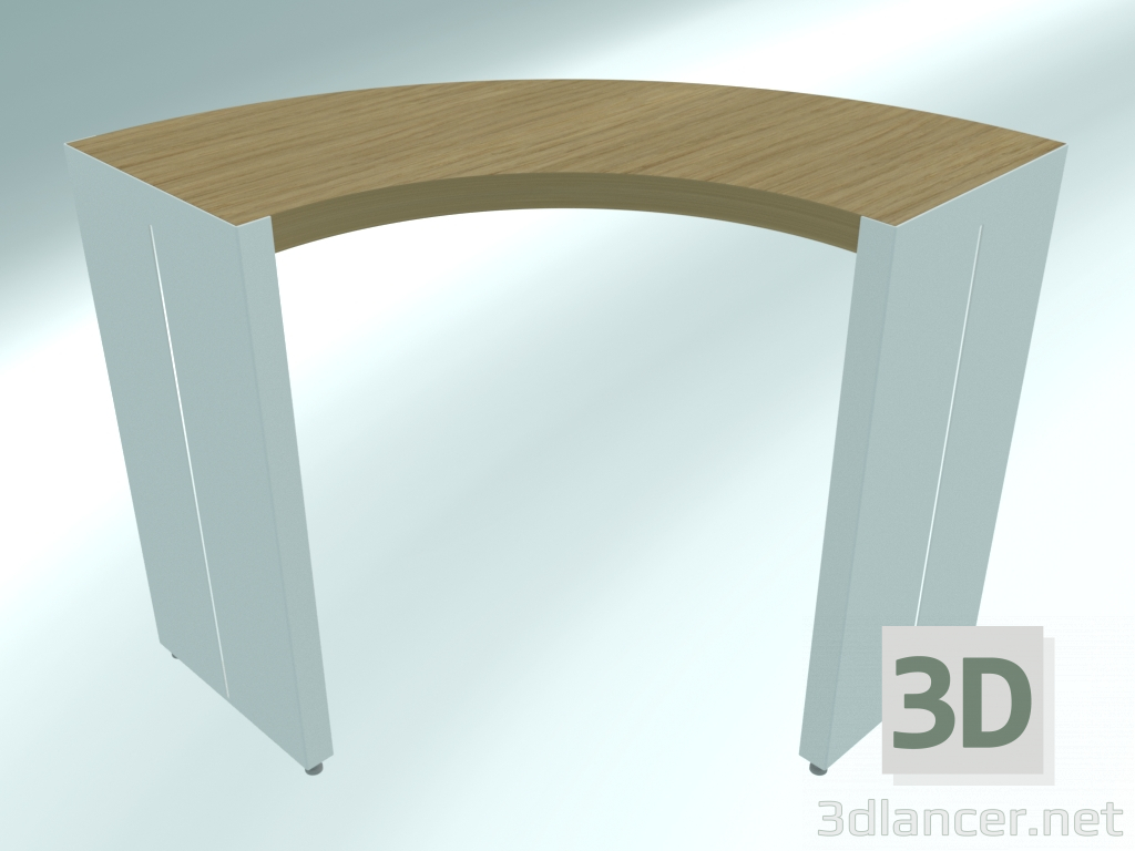 3D Modell Tisch modular eckig PANCO (H108) - Vorschau