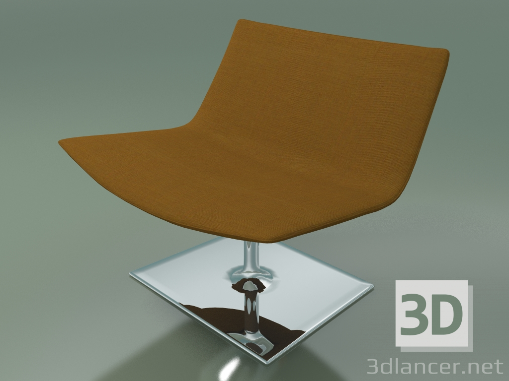 modello 3D Chaise longue 2024 (con base rettangolare, girevole, CRO) - anteprima