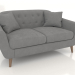 3d model Sofa Stockholm 2-seater (gray) - preview