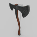 modèle 3D de Hache en acier viking acheter - rendu