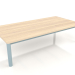 3 डी मॉडल कॉफ़ी टेबल 70×140 (नीला ग्रे, इरोको लकड़ी) - पूर्वावलोकन