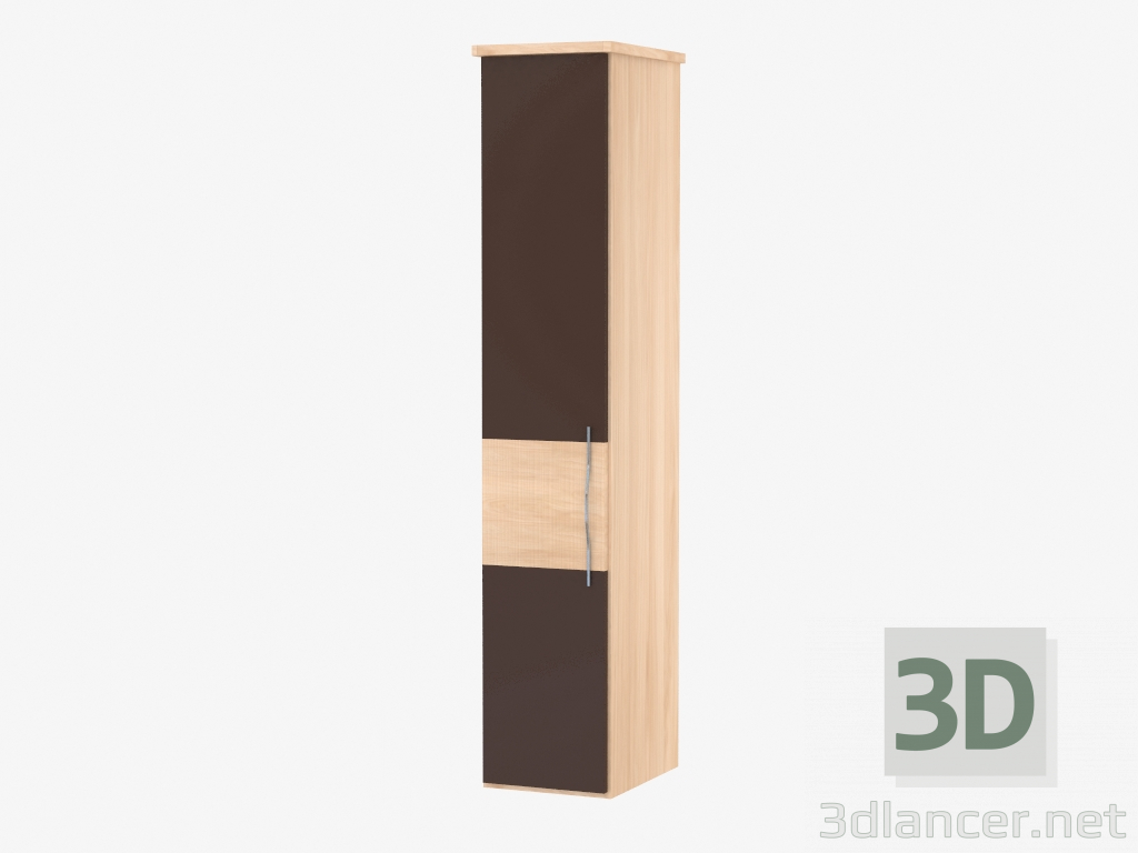 modèle 3D seule porte d'armoire modulaire 1 (48h235,9h62) - preview