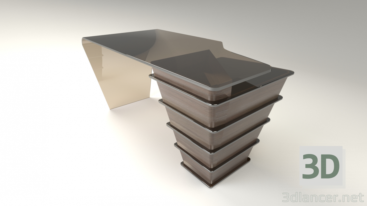Escritorio Sttratos roche bobois paris by hudviak 3D modelo Compro - render