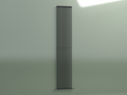 Radiateur vertical ARPA 1 (2520 14EL, noir transport RAL 9005)