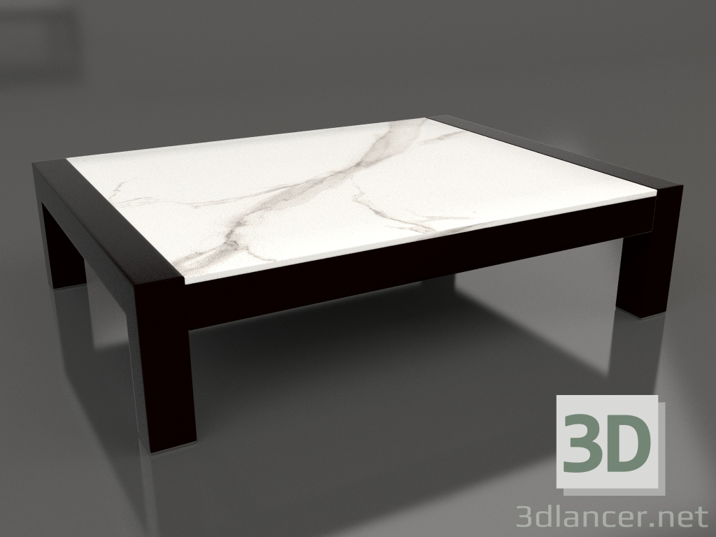 3d модель Кофейный стол (Black, DEKTON Aura) – превью