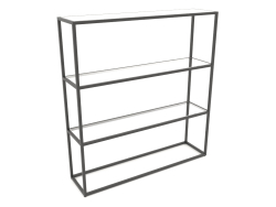 Rectangular shelf (GLASS, 120x30x128)