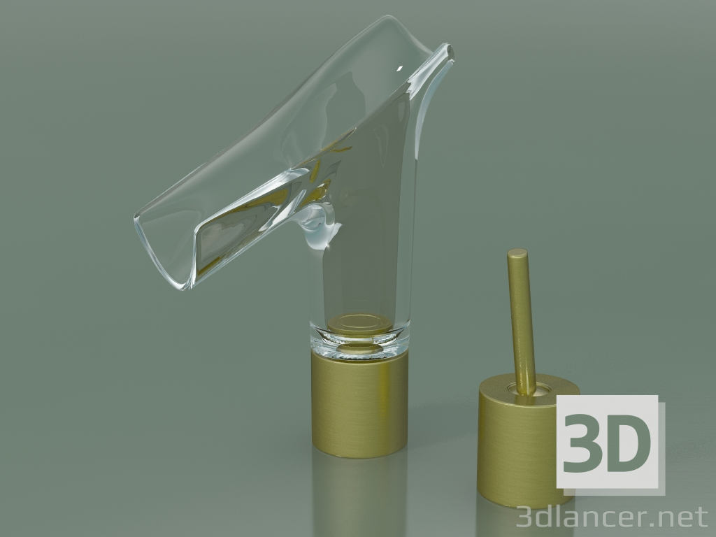 3D modeli 2 delikli lavabo bataryası 110 (12115950) - önizleme