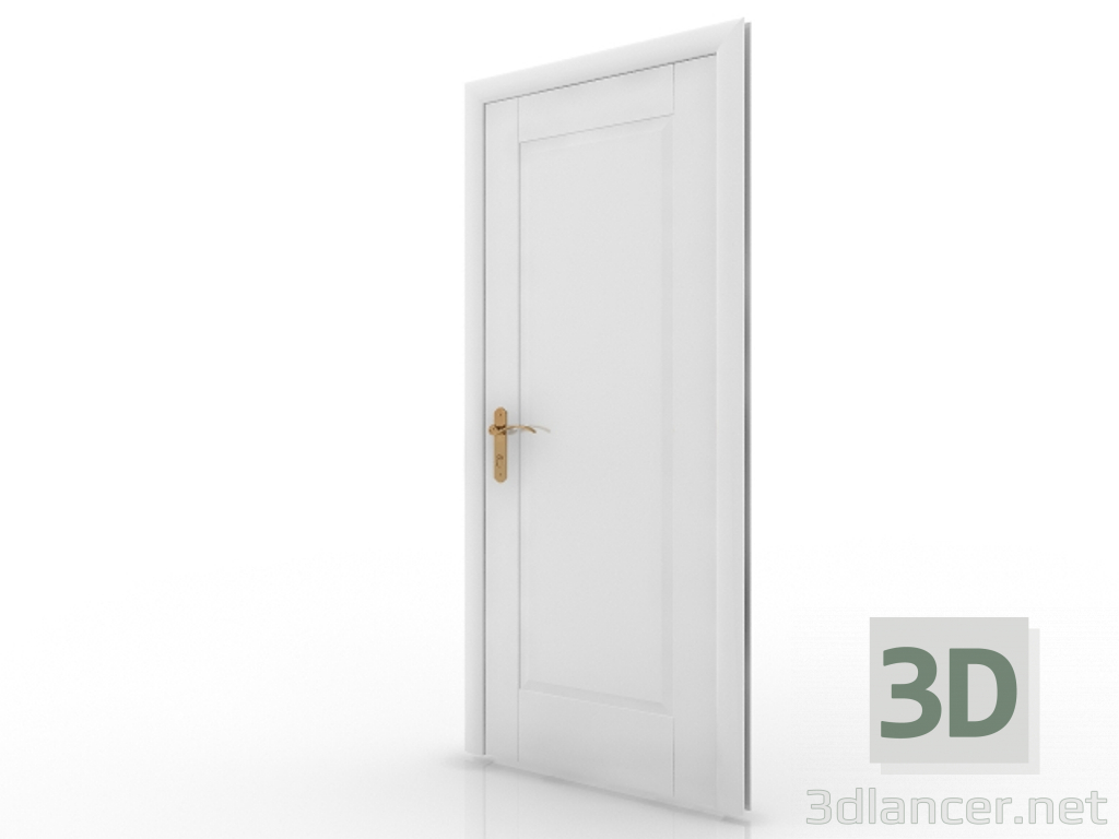 3d модель Дверь межкомнатная – превью