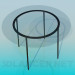 3d model Round glass table - preview