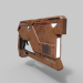 modello 3D di blaster fantascientifico comprare - rendering