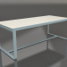 modèle 3D Table à manger 210 (DEKTON Danae, Bleu gris) - preview