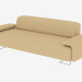 3D Modell Sofa modern gerade - Vorschau