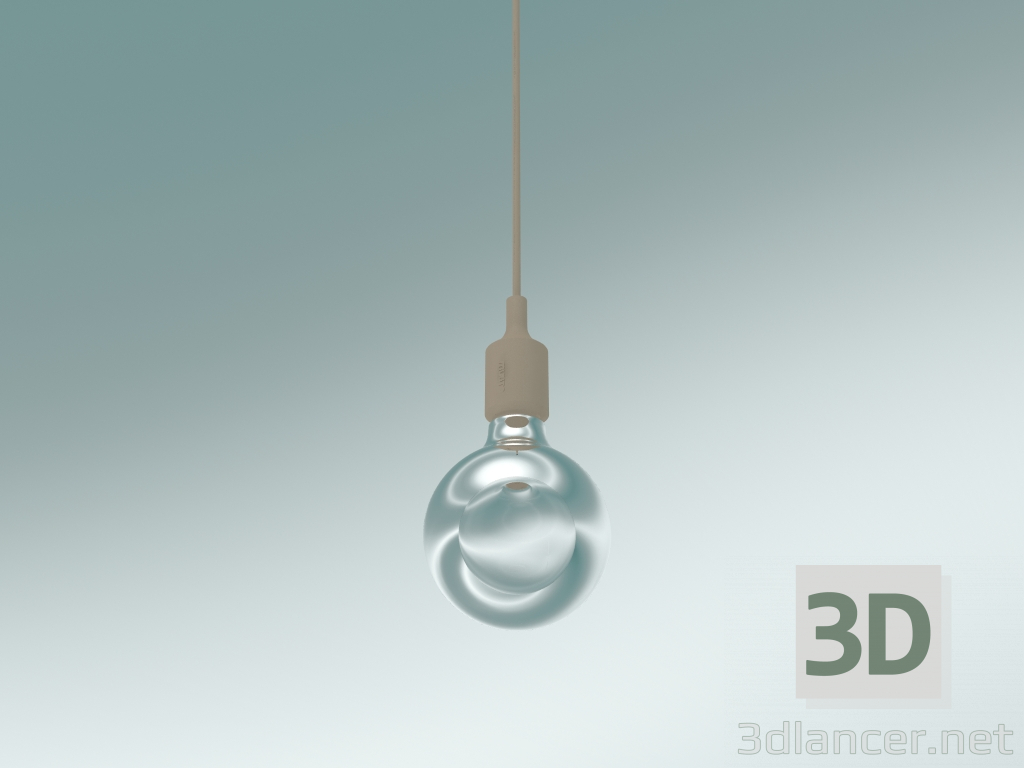 3 डी मॉडल लटकन दीपक E27 (नग्न) - पूर्वावलोकन