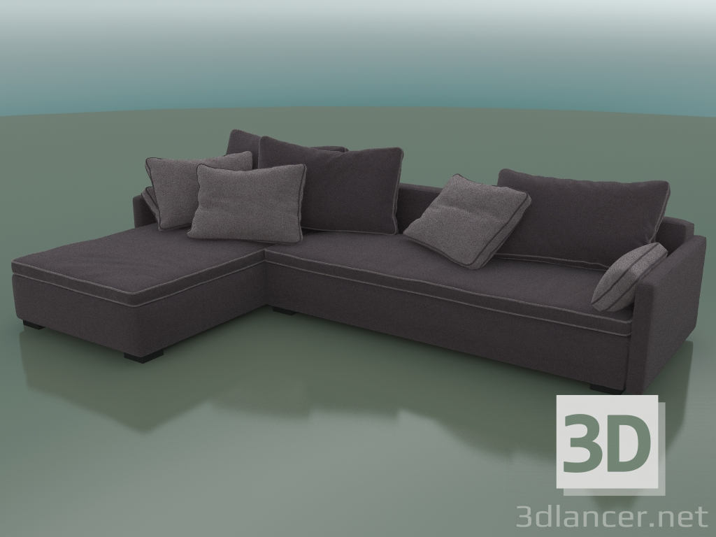 modèle 3D Canapé d'angle Sani (3120 x 1030 x 580, 312SA-200-CL) - preview