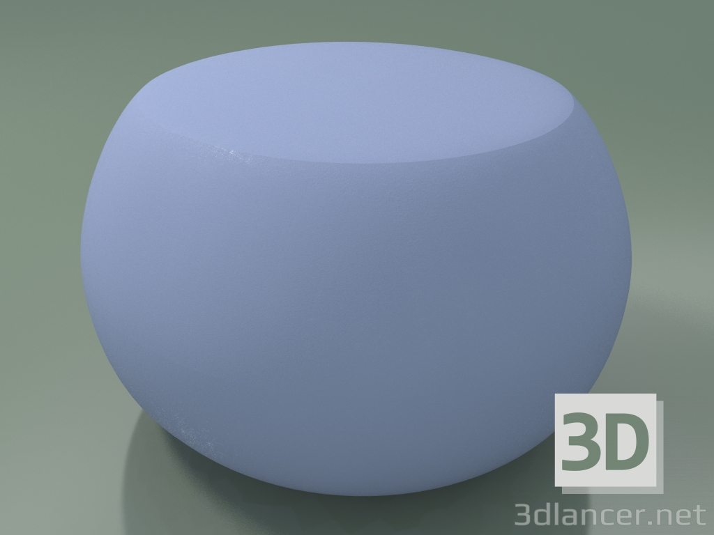 modello 3D Pouf per esterno 3008 (Ø 67 cm) - anteprima
