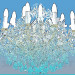 3d model Lámpara chandelier de cristal absolutamente - vista previa