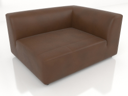 Sofa module corner asymmetrical left (option 2)