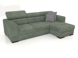 Fabio sofa with ottoman (VOG 02)