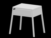 बेडसाइड टेबल Selje Ikea
