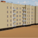 Edificio de cinco pisos TKBU-1, Región de Chelyabinsk 3D modelo Compro - render