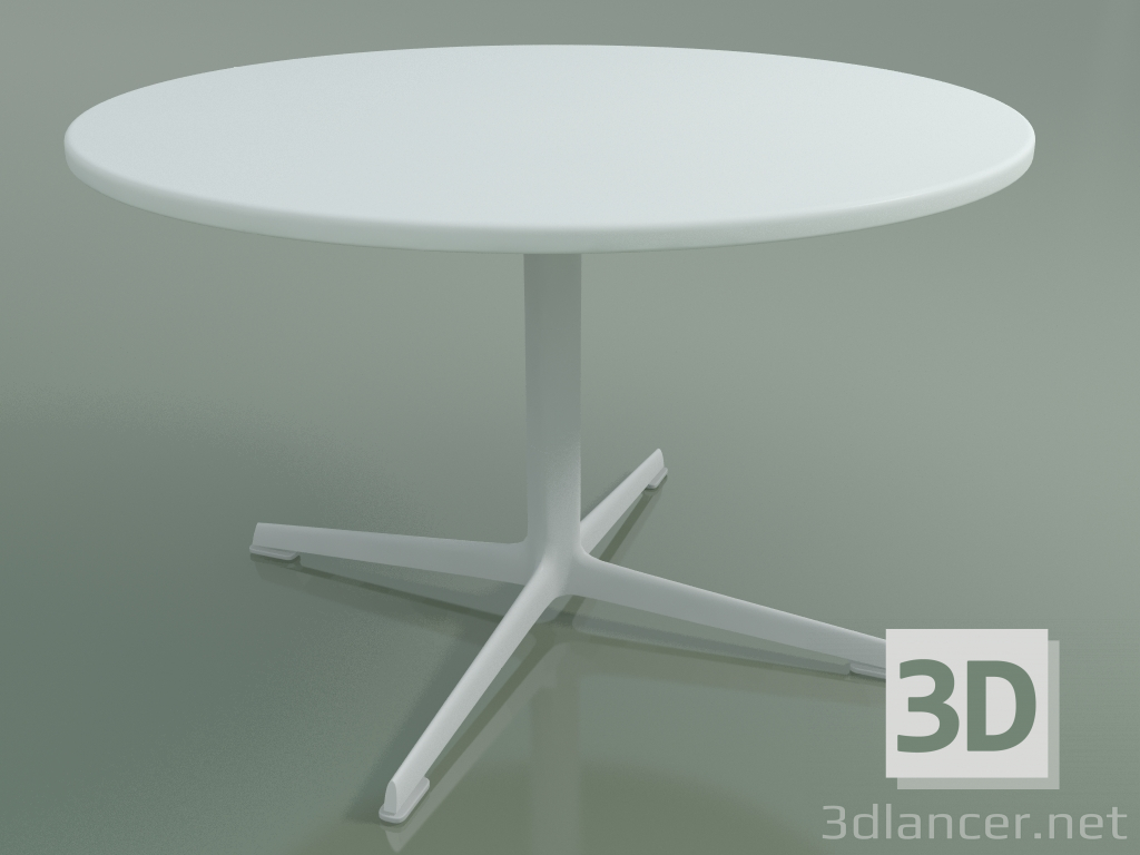modèle 3D Table ronde 0975 (H 50 - P 80 cm, M02, V12) - preview