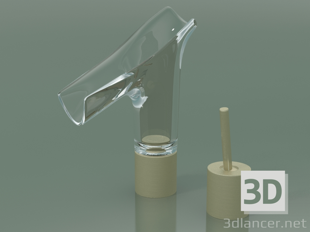 3D Modell 2-Loch-Waschtischmischer 110 (12115250) - Vorschau