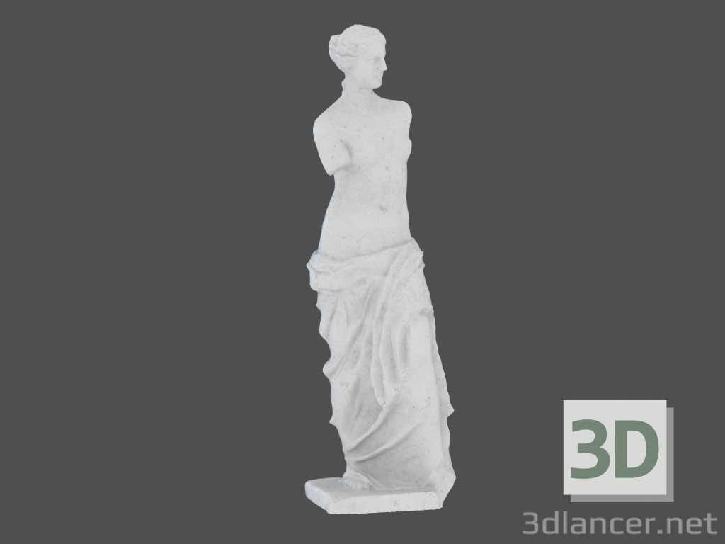 3D Modell Marmorskulptur Venus de Milo - Vorschau