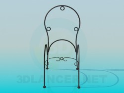 Frame chair forged