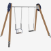 3d model Swing for children playground (6320) - preview
