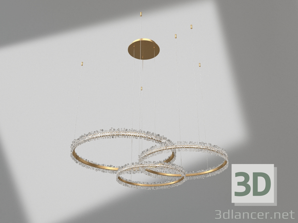 3D modeli Süspansiyon Laura pirinç d40+60+80 (08246,36PA) - önizleme