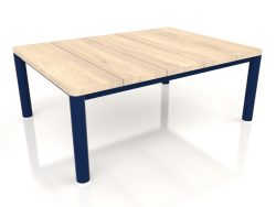 Coffee table 70×94 (Night blue, Iroko wood)
