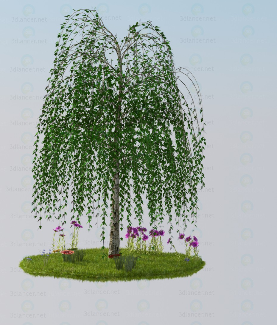 3d model árbol - vista previa