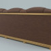 3d Realistic kozhennyj sofa model buy - render