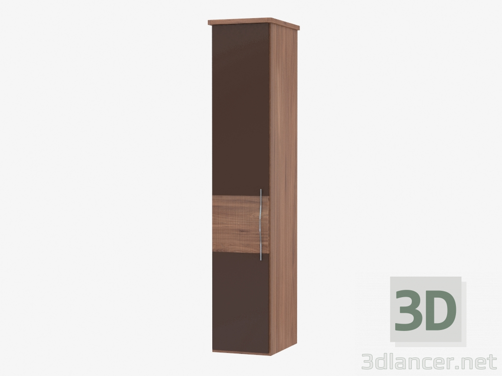 modèle 3D seule porte d'armoire modulaire 5 (48h235,9h62) - preview