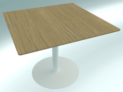 La mesa es moderna, ajustable en altura RONDÒ (90 90X90 H68)