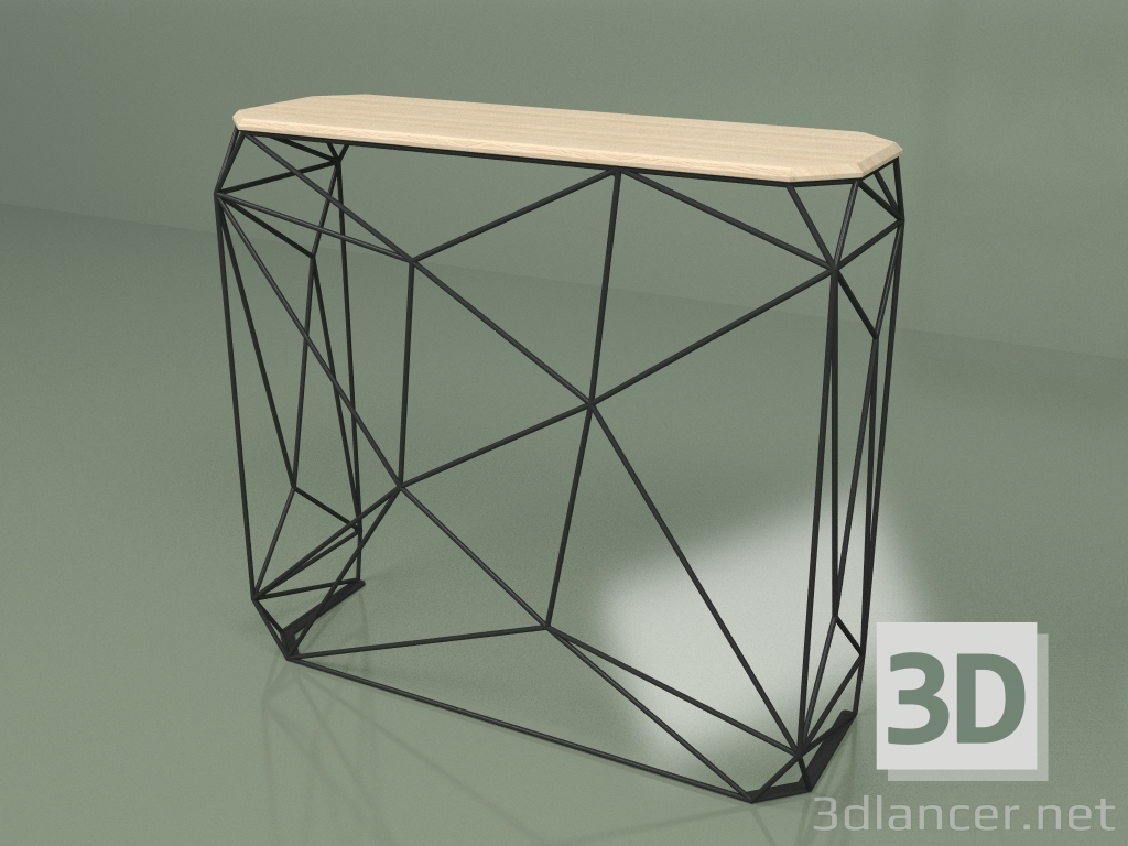 modèle 3D Stand-console Budova (frêne naturel) - preview