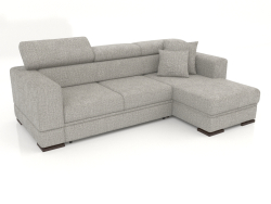 Fabio sofa with ottoman (Zeus 4)