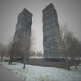 3 डी मॉडल गगनचुंबी इमारत - पूर्वावलोकन